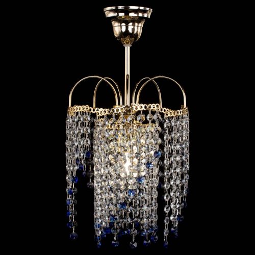 Люстра Иволга №1 Оптикон синяя в Химках Гусь Хрустальный