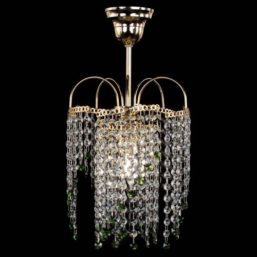 Люстра Иволга №1 Оптикон зеленая в Химках Гусь Хрустальный