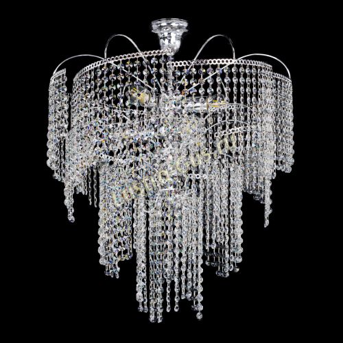 Люстра Иволга №6 ламп оптикон длинная в Химках Гусь Хрустальный