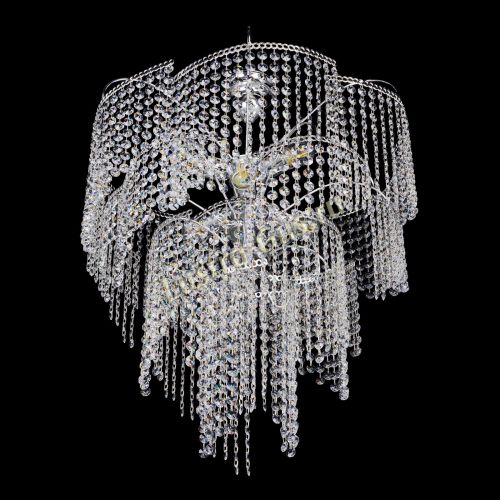 Люстра Иволга №6 ламп оптикон длинная в Химках Гусь Хрустальный