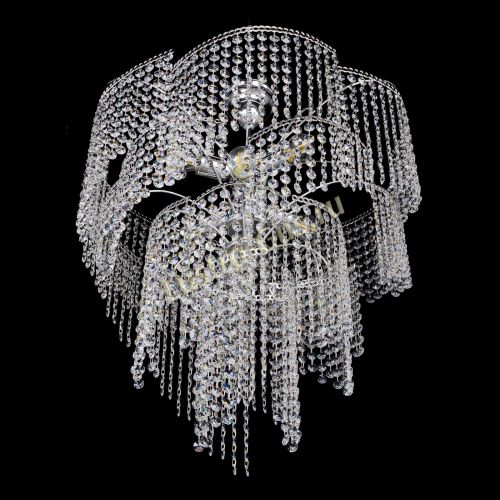 Люстра Иволга №6 ламп оптикон длинная в Химках Гусь Хрустальный