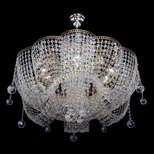 Люстра Камелия Астра с подвесом в Химках Гусь Хрустальный