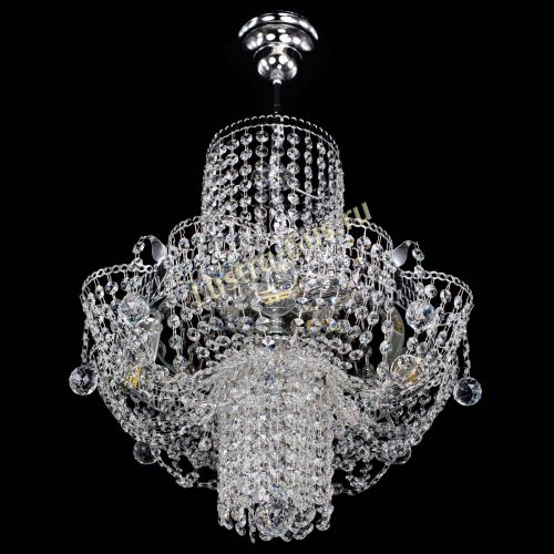 Люстра Камея №4 с подвесом в Химках Гусь Хрустальный