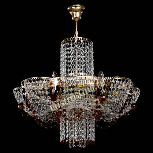 Люстра Камея №6 подвесная чайная в Химках Гусь Хрустальный