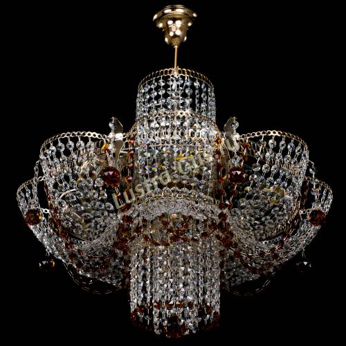 Люстра Камея №6 подвесная чайная в Химках Гусь Хрустальный