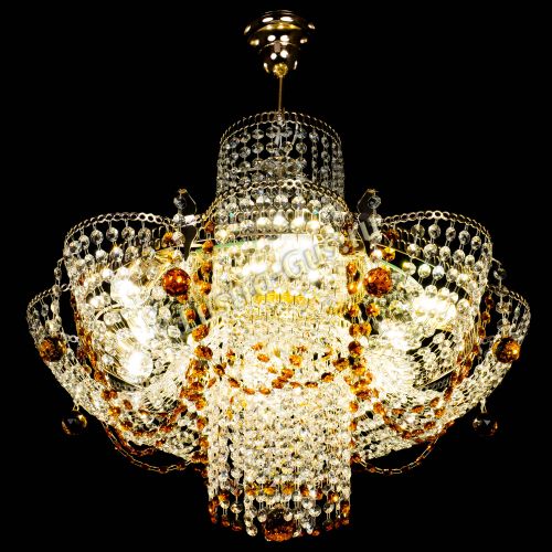 Люстра Камея №6 подвесная чайная в Химках Гусь Хрустальный