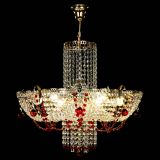 Люстра Камея №6 подвесная красная в Химках