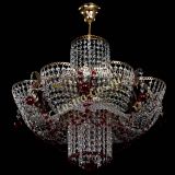 Люстра Камея №6 подвесная красная в Химках