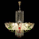 Люстра Камея №6 подвесная красно-зеленая в Химках Люстра Камея №6 подвесная красно-зеленая в Химках