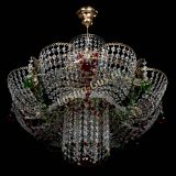 Люстра Камея №6 подвесная красно-зеленая в Химках Люстра Камея №6 подвесная красно-зеленая в Химках