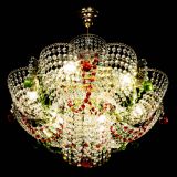 Люстра Камея №6 подвесная красно-зеленая в Химках Люстра Камея №6 подвесная красно-зеленая в Химках