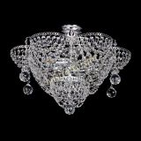 Люстра Камея Анна с подвесом, диаметр - 450 мм, цвет - серебро, Люстры Гусь Хрустальный Люстра Камея Анна с подвесом, диаметр - 450 мм, цвет - серебро, Люстры Гусь Хрустальный