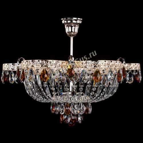 Люстра Камея Флора №5 с подвесом Чайная в Химках Гусь Хрустальный