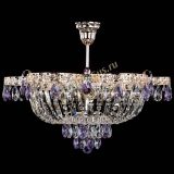 Люстра Камея Флора №5 с подвесом Фиолетовая в Химках Люстра Камея Флора №5 с подвесом Фиолетовая в Химках