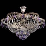 Люстра Камея Флора №5 с подвесом Фиолетовая в Химках Люстра Камея Флора №5 с подвесом Фиолетовая в Химках