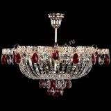 Люстра Камея Флора №5 с подвесом Красная в Химках