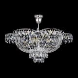 Люстра Камея с подвесом, диаметр 560 мм, серебро, Люстры Гусь Хрустальный Люстра Камея с подвесом, диаметр 560 мм, серебро, Люстры Гусь Хрустальный