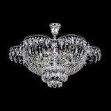 Люстра Камея с подвесом, диаметр 560 мм, серебро, Люстры Гусь Хрустальный Люстра Камея с подвесом, диаметр 560 мм, серебро, Люстры Гусь Хрустальный