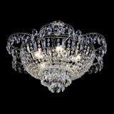 Люстра Камея с подвесом, диаметр 560 мм, серебро, Люстры Гусь Хрустальный Люстра Камея с подвесом, диаметр 560 мм, серебро, Люстры Гусь Хрустальный