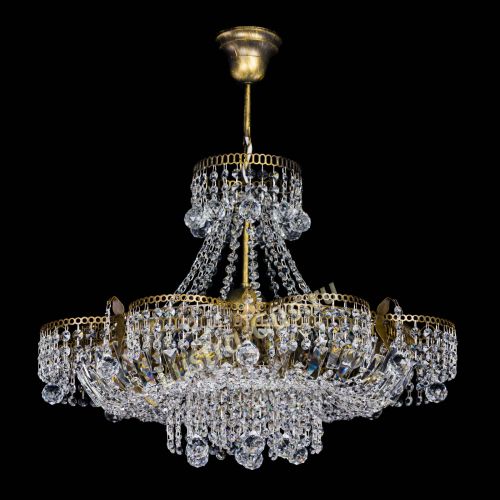 Люстра Камея Шар с подвесом под бронзу в Химках Гусь Хрустальный