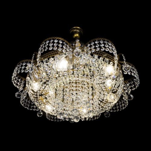 Люстра Камея Шар с подвесом под бронзу в Химках Гусь Хрустальный