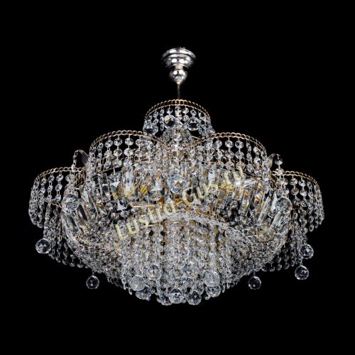 Люстра Камея Шар с подвесом в Химках Гусь Хрустальный