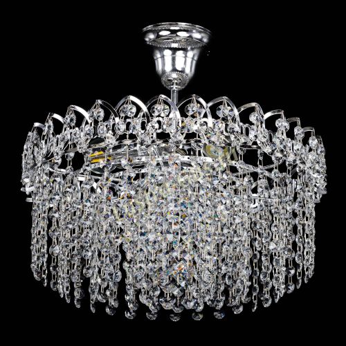 Люстра Капель-лепесток обтикон с подвесом в Химках Гусь Хрустальный