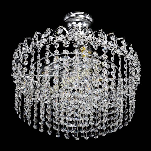 Люстра Капель-лепесток обтикон с подвесом в Химках Гусь Хрустальный