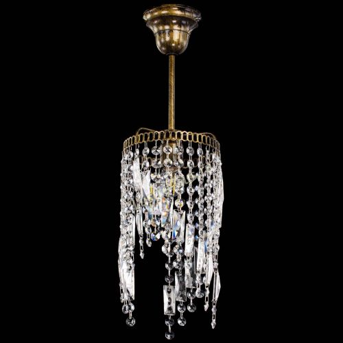 Люстра Капель мини №4 под бронзу в Химках Гусь Хрустальный