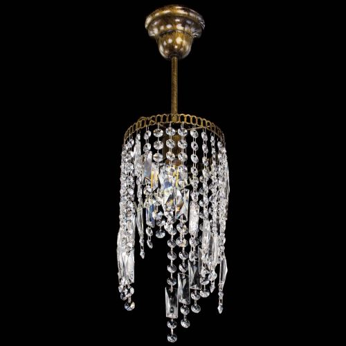 Люстра Капель мини №4 под бронзу в Химках Гусь Хрустальный