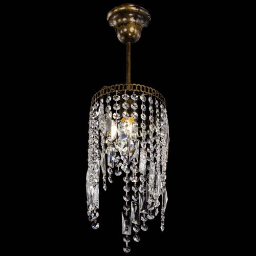Люстра Капель мини №4 под бронзу в Химках Гусь Хрустальный