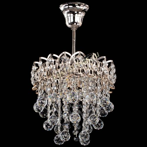 Люстра Капель оптикон шар №1 с подвесом в Химках Гусь Хрустальный