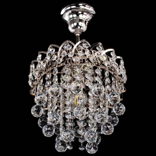 Люстра Капель оптикон шар №1 с подвесом в Химках Гусь Хрустальный