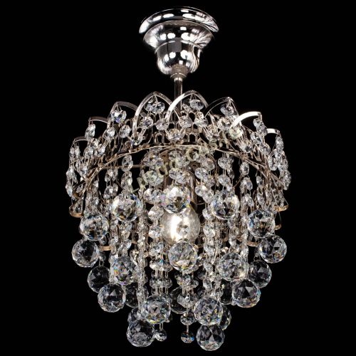 Люстра Капель оптикон шар №1 с подвесом в Химках Гусь Хрустальный