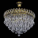 Люстра Капель Пирамида 30 с подвесом под бронзу в Химках