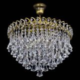 Люстра Капель Пирамида 40 с подвесом под бронзу в Химках