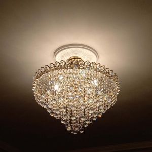 Люстра Капель Пирамида Шар 30 с подвесом в Химках отзыв и фото покупателя