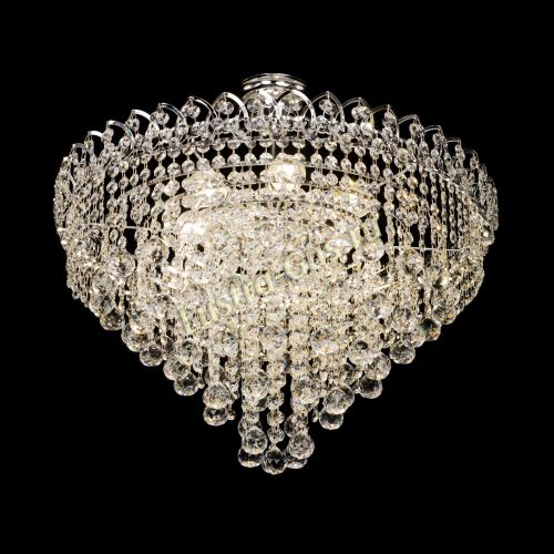 Люстра Капель Пирамида Шар 30 с подвесом в Химках Гусь Хрустальный