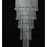 Люстра Капель 5 ламп шар 40 мм длинная в Химках