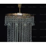 Люстра Капель Винтаж 3 лампы подвесная в Химках