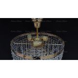 Люстра Капель Винтаж 3 лампы подвесная в Химках