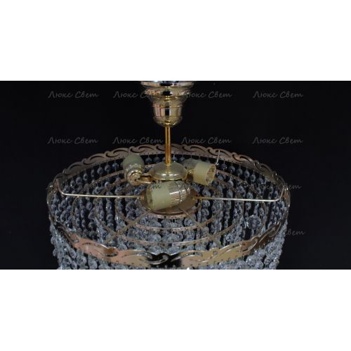 Люстра Капель Винтаж 3 лампы подвесная в Химках Гусь Хрустальный