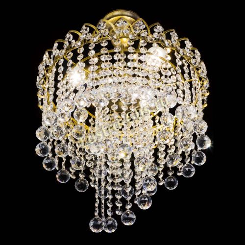 Люстра Капель Водоворот под бронзу шар 30 в Химках Гусь Хрустальный