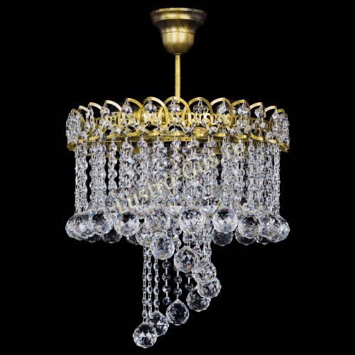 Люстра Капель Водоворот под бронзу шар 40 в Химках Гусь Хрустальный