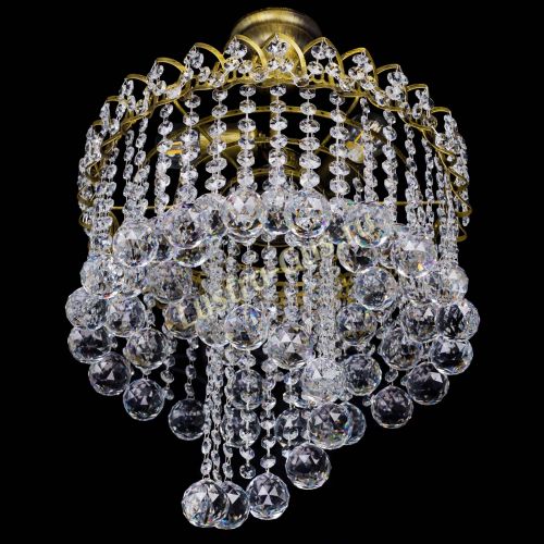 Люстра Капель Водоворот под бронзу шар 40 в Химках Гусь Хрустальный