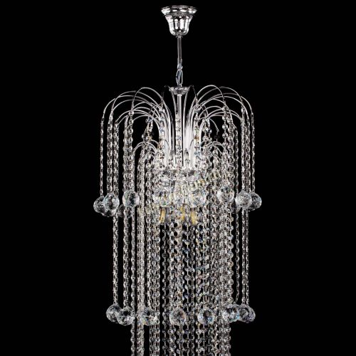 Люстра Каскад длинный в Химках Гусь Хрустальный