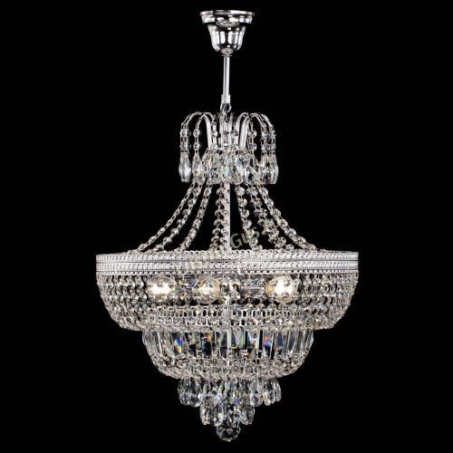 Люстра Каскад Флоренция №5 с подвесом в Химках Гусь Хрустальный