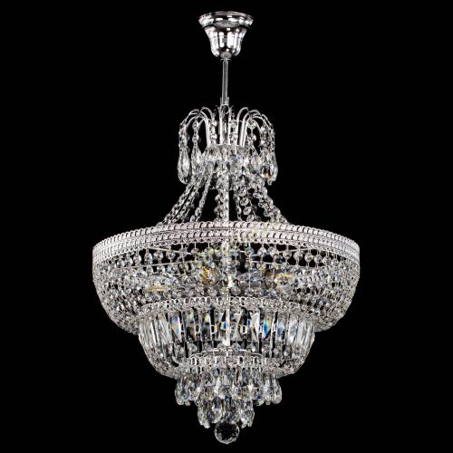 Люстра Каскад Флоренция №5 с подвесом в Химках Гусь Хрустальный