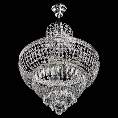 Люстра Каскад Флоренция №5 с подвесом в Химках Гусь Хрустальный