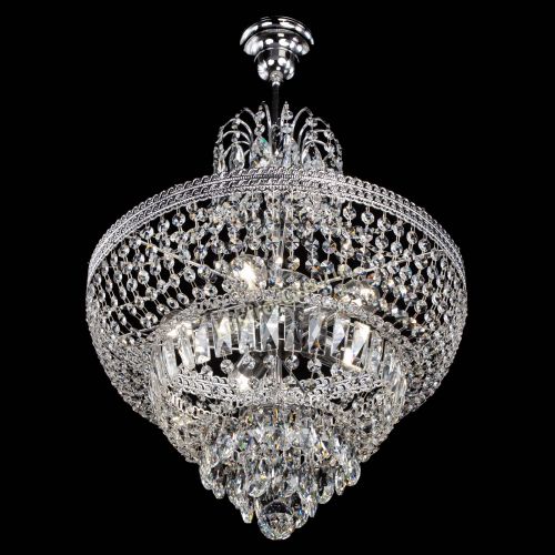 Люстра Каскад Флоренция №5 с подвесом в Химках Гусь Хрустальный